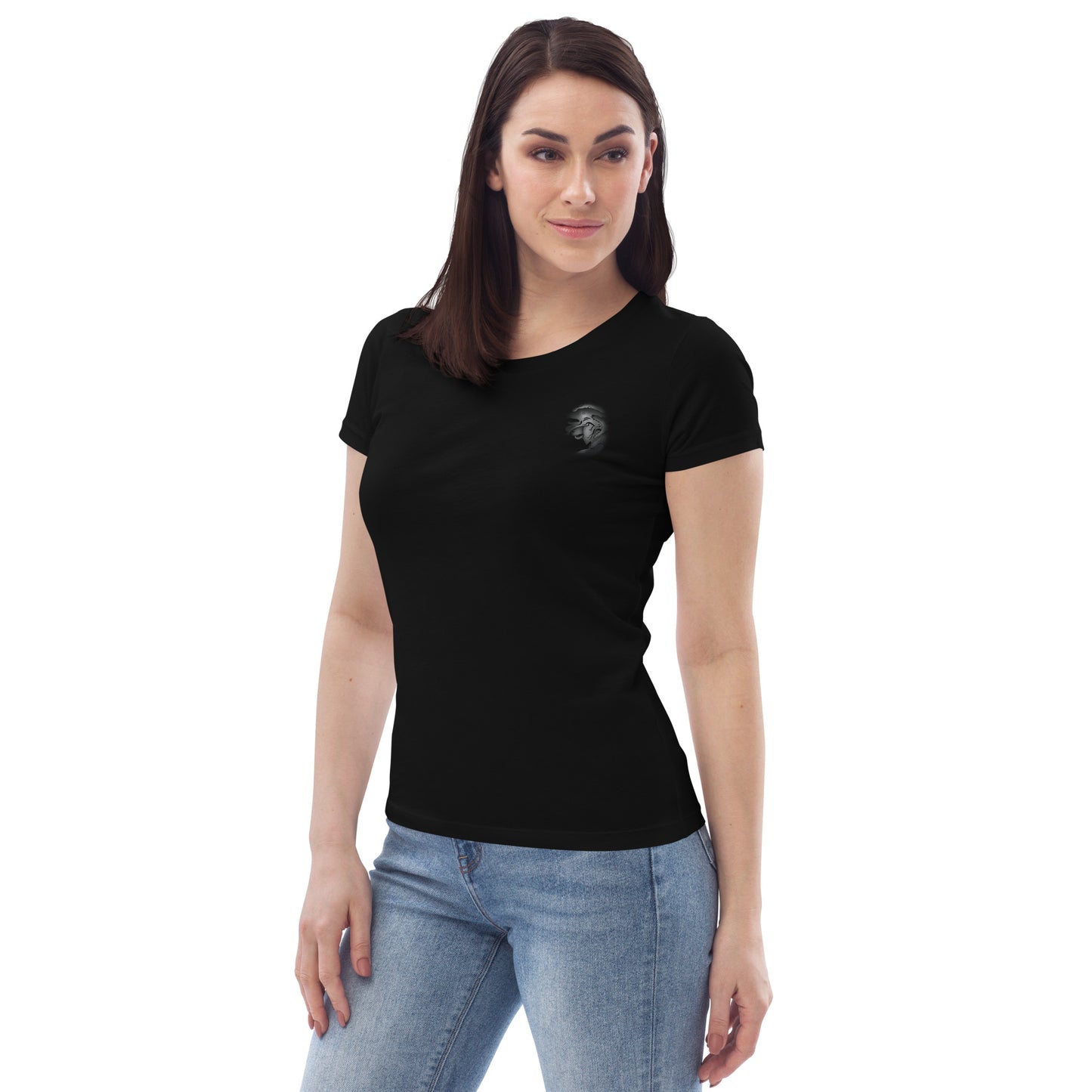 Women's fitted eco Logo tee